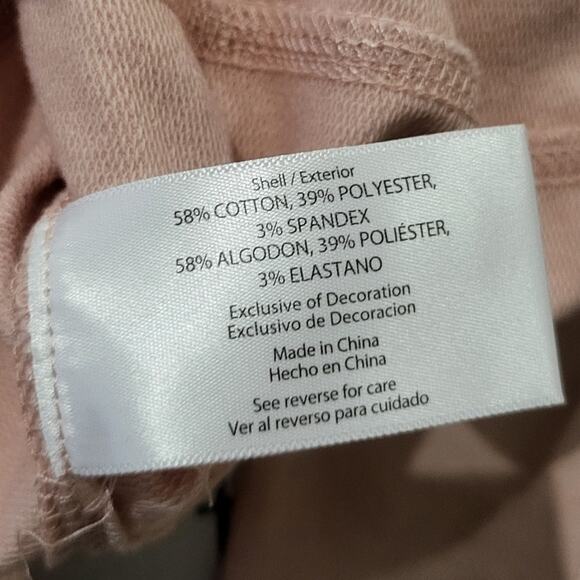 Wildfox Cocktails Oversized Crewneck Sweatshirt Womens XS Pink Sweater Fleece - Picture 7 of 9